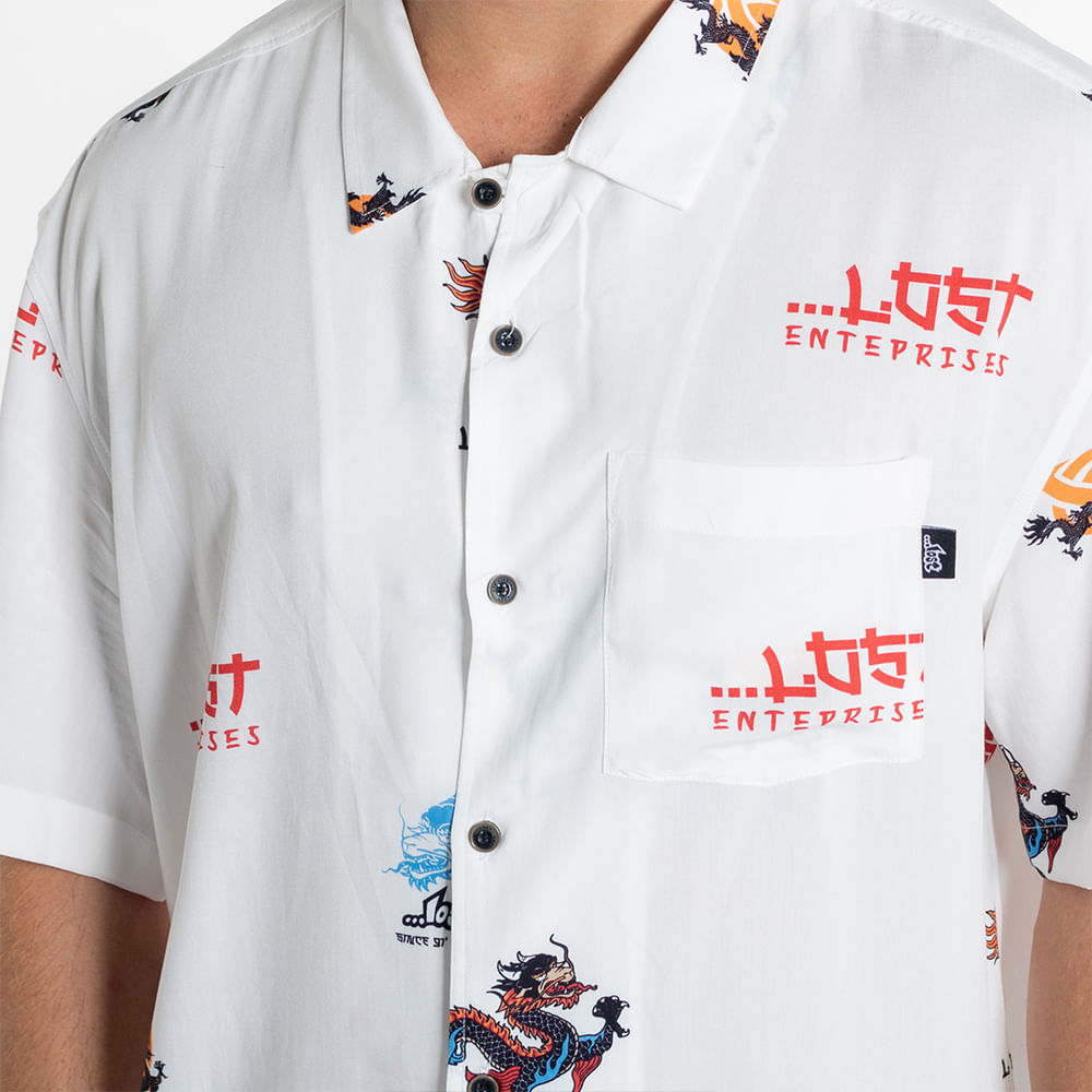 Camisa Manga Curta Lost Dragon Sheep