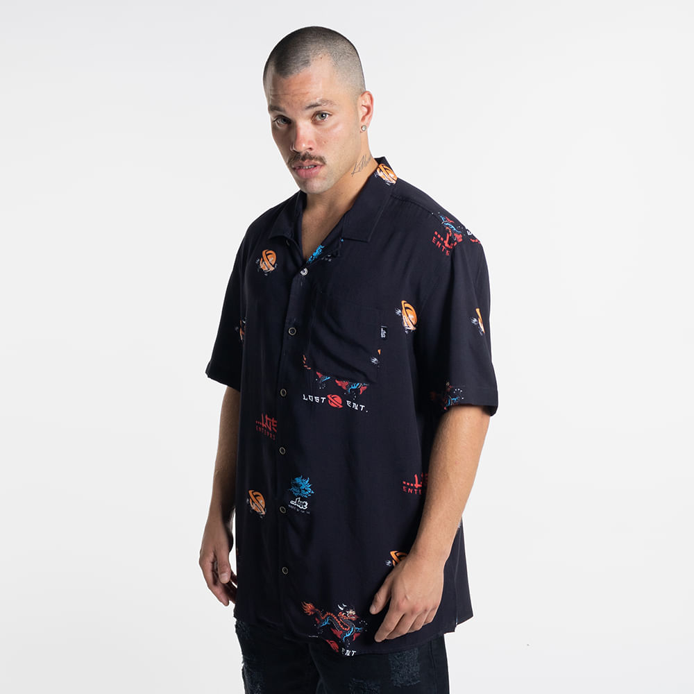 Camisa Manga Curta Lost Dragon Sheep