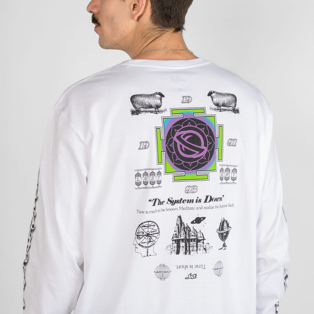 Camiseta Manga Longa  In Lost We Trust