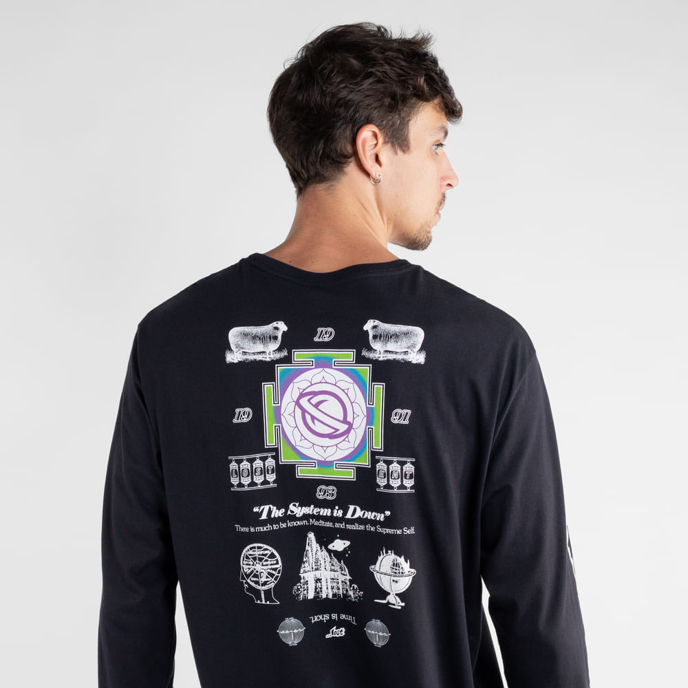 Camiseta Manga Longa  In Lost We Trust