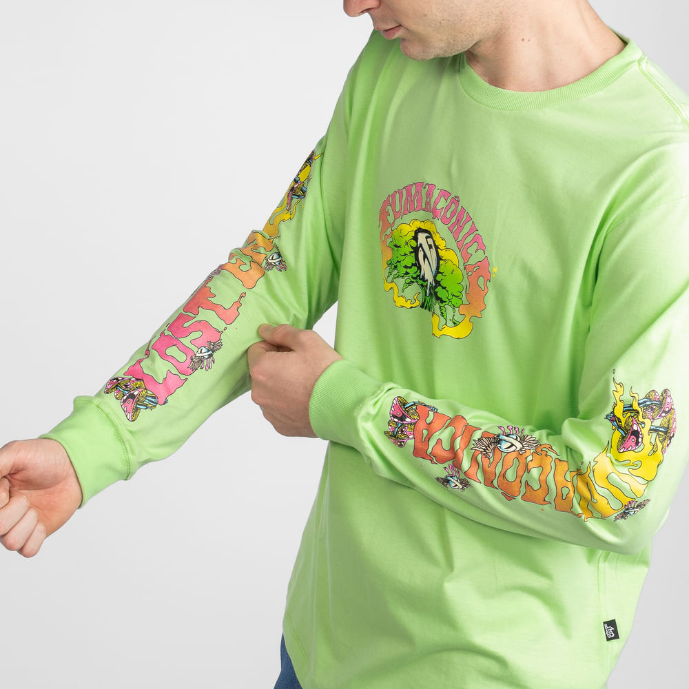Camiseta Manga Longa Lost + Fumaçonica