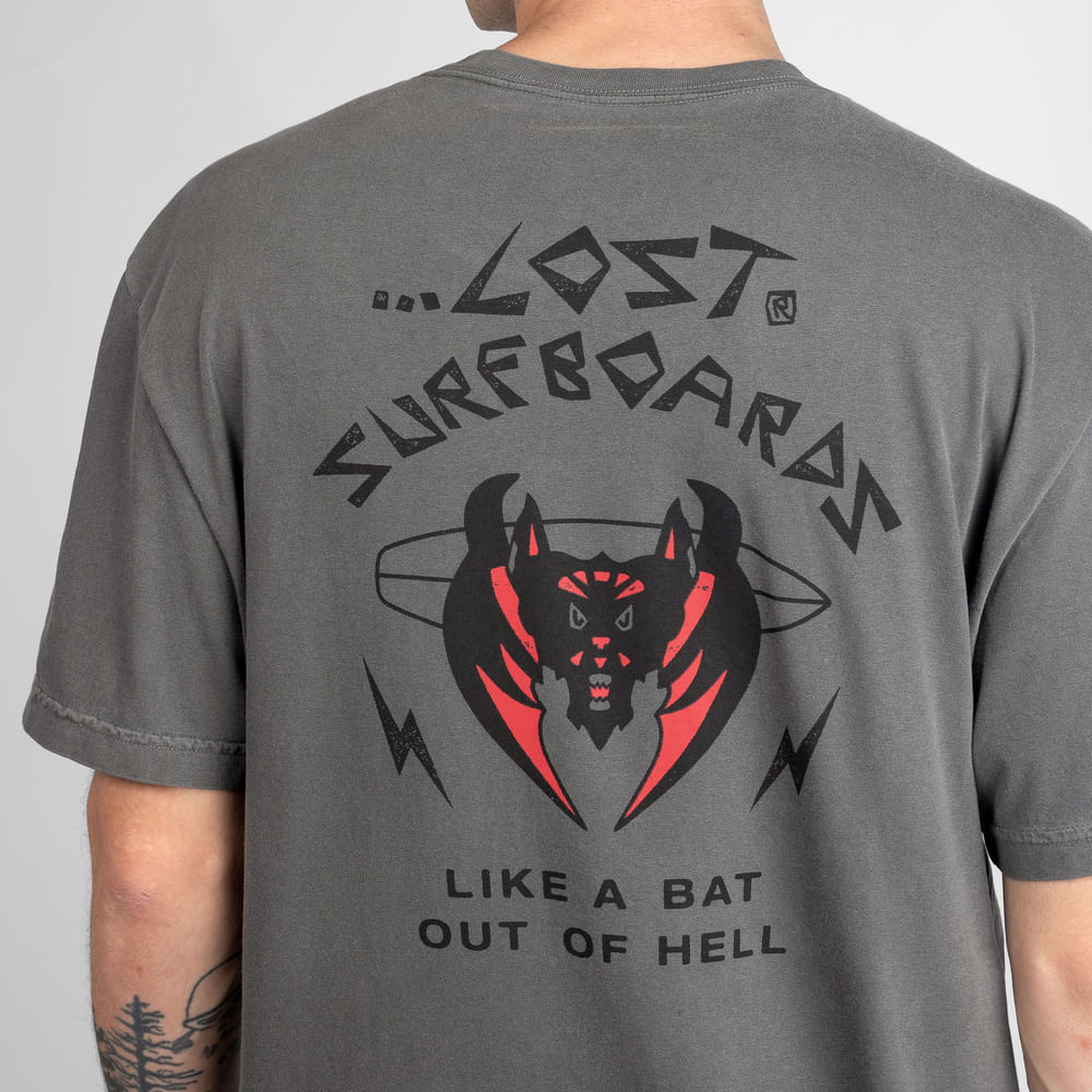 Camiseta Lost Washed Bat Wings