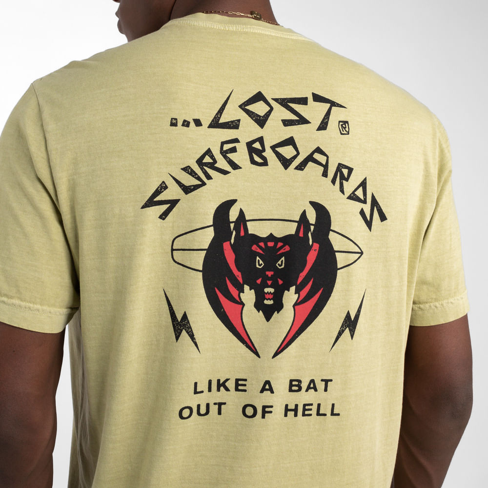 Camiseta Lost Washed Bat Wings