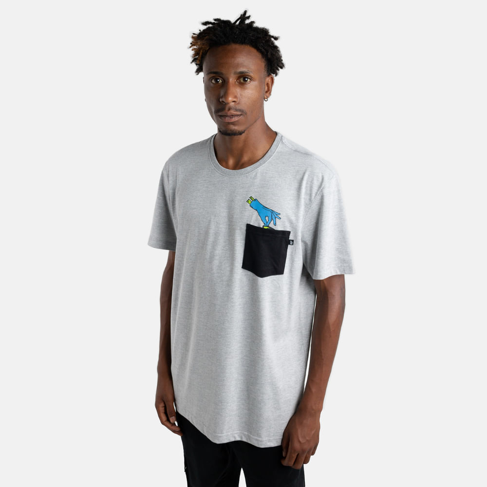 Camiseta Lost Pocket Pitada Saturno