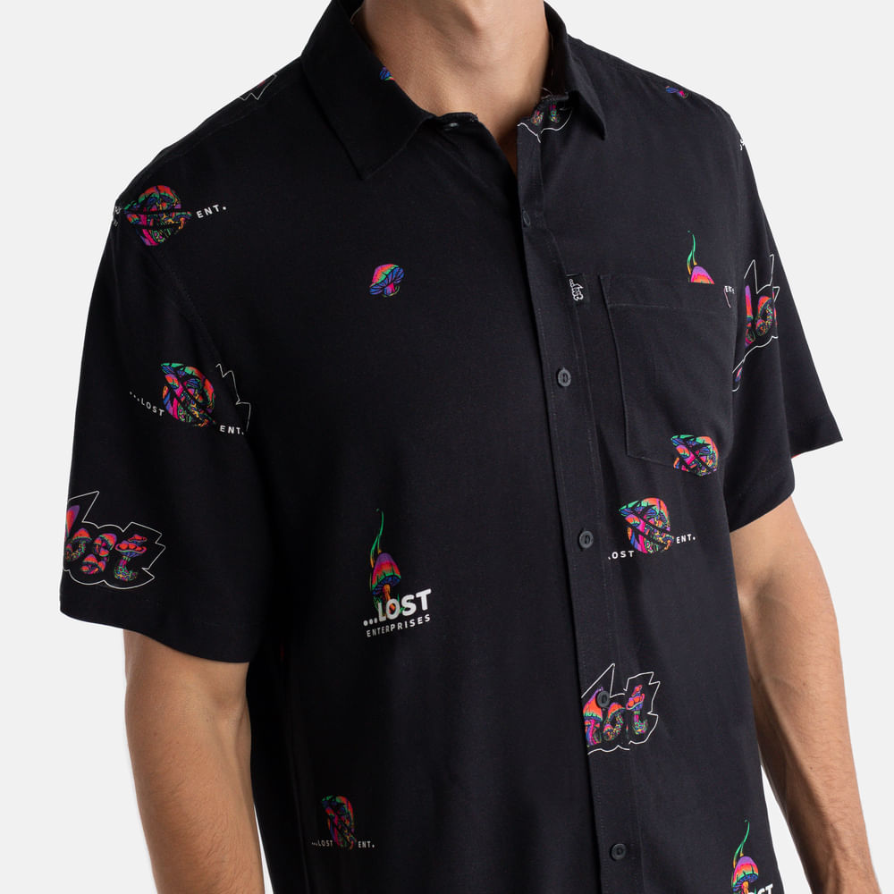 Camisa Manga Curta Lost Mushroom