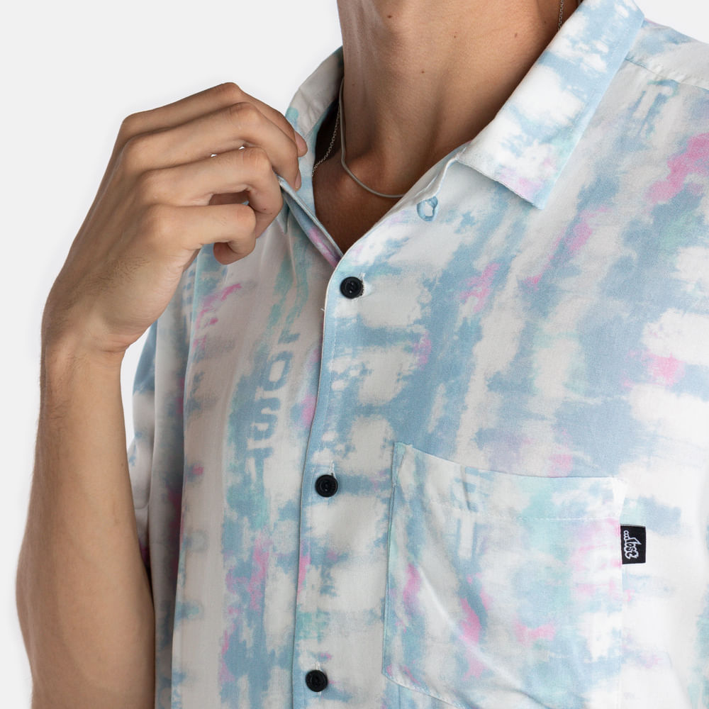 Camisa Manga Curta Lost Tie Dye