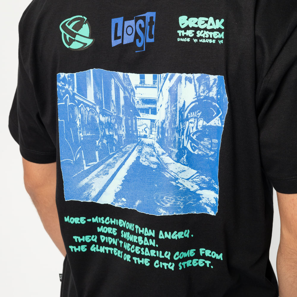 Camiseta Lost Barbed Wire Saturn