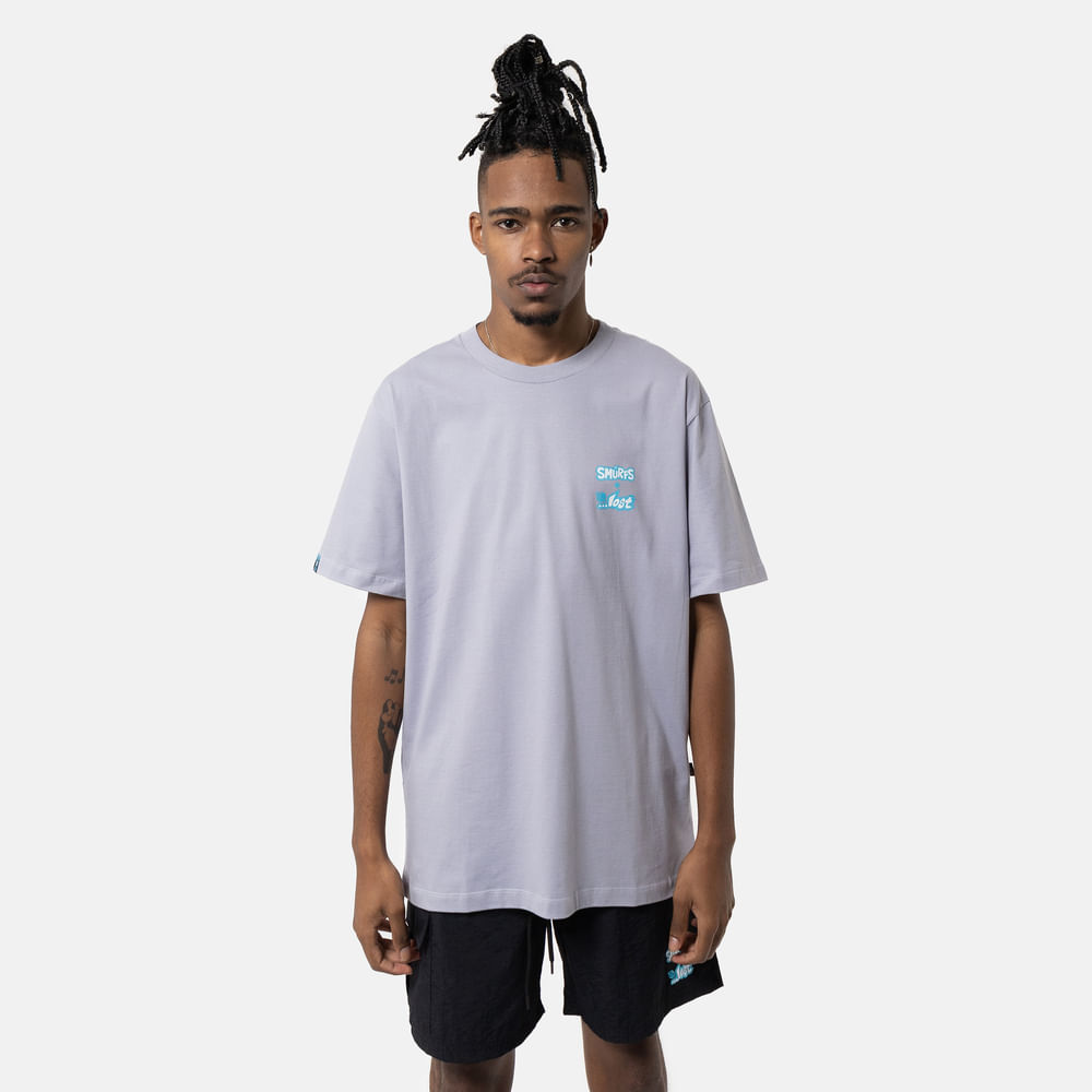 Camiseta Lost Box Fit The Smurfs Are Lost