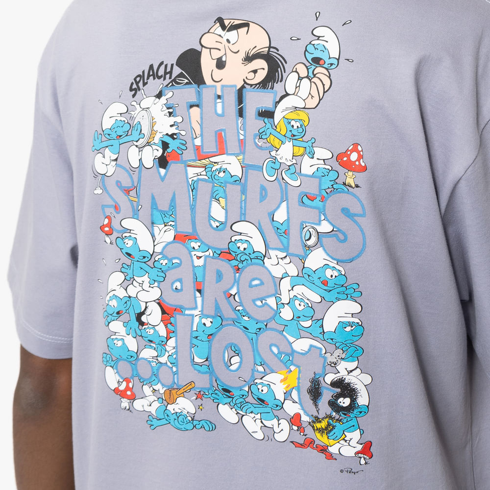Camiseta Lost Box Fit The Smurfs Are Lost
