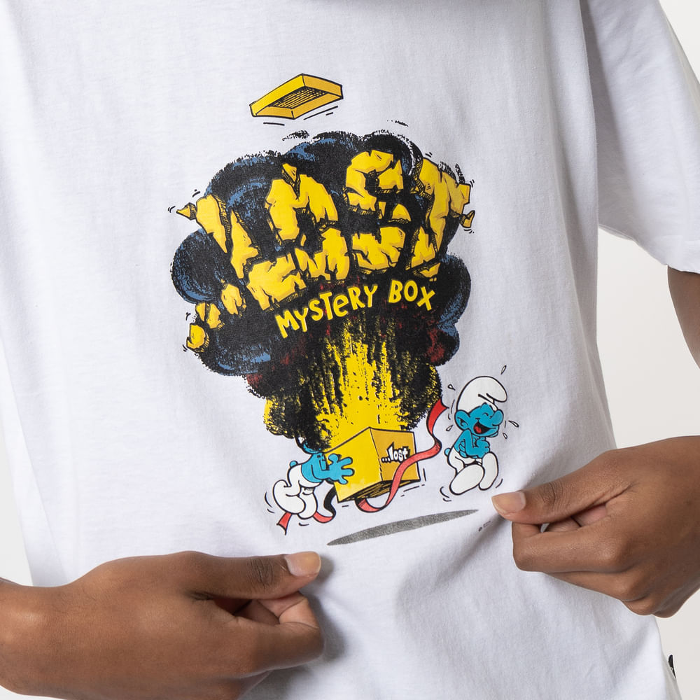 Camiseta Lost + Smurfs Mistery Box