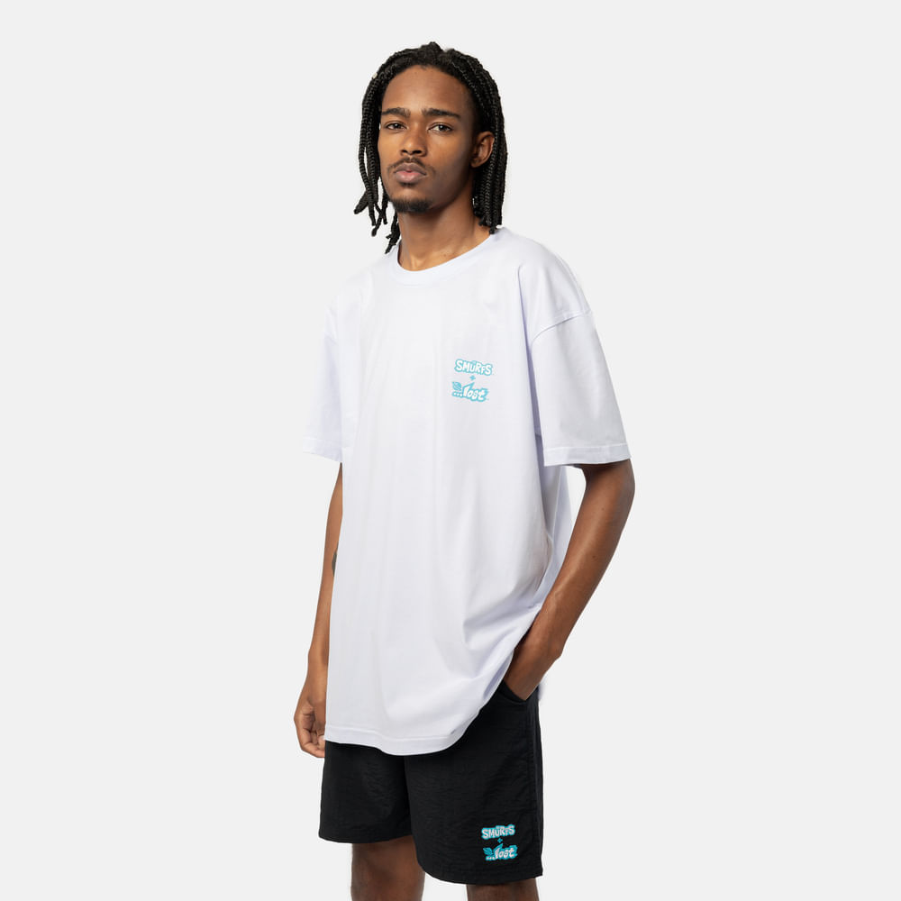 Camiseta Lost Box Fit The Smurfs Are Lost