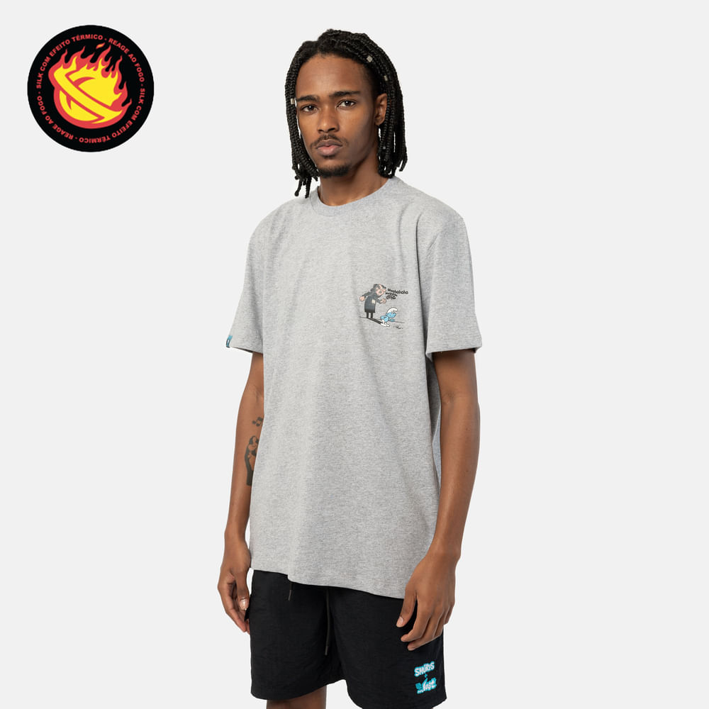 Camiseta Lost + Smurfs Gargamel Shadow