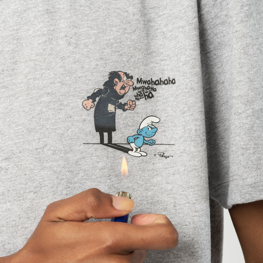 Camiseta Lost + Smurfs Gargamel Shadow