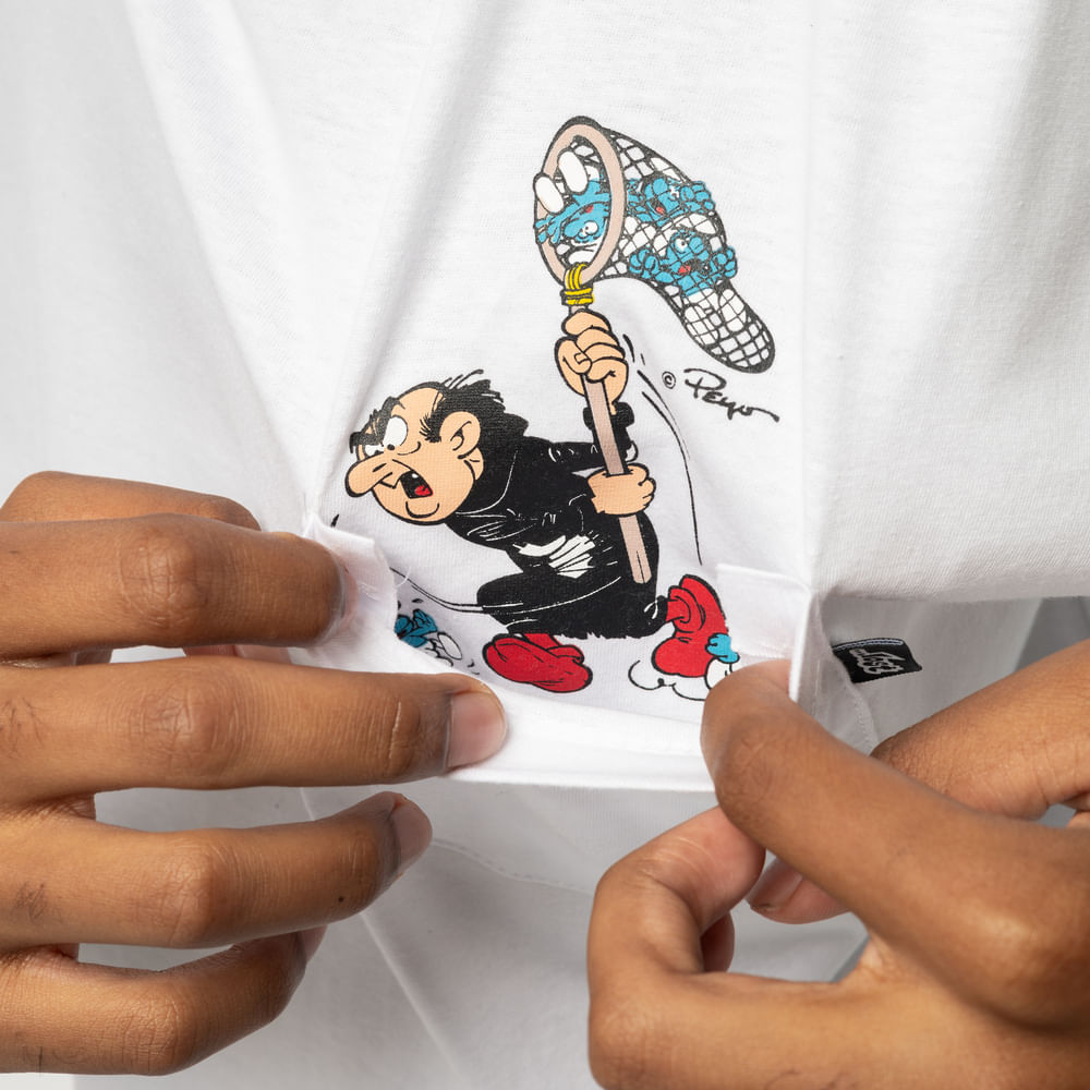 Camiseta Lost + Smurfs Hunting