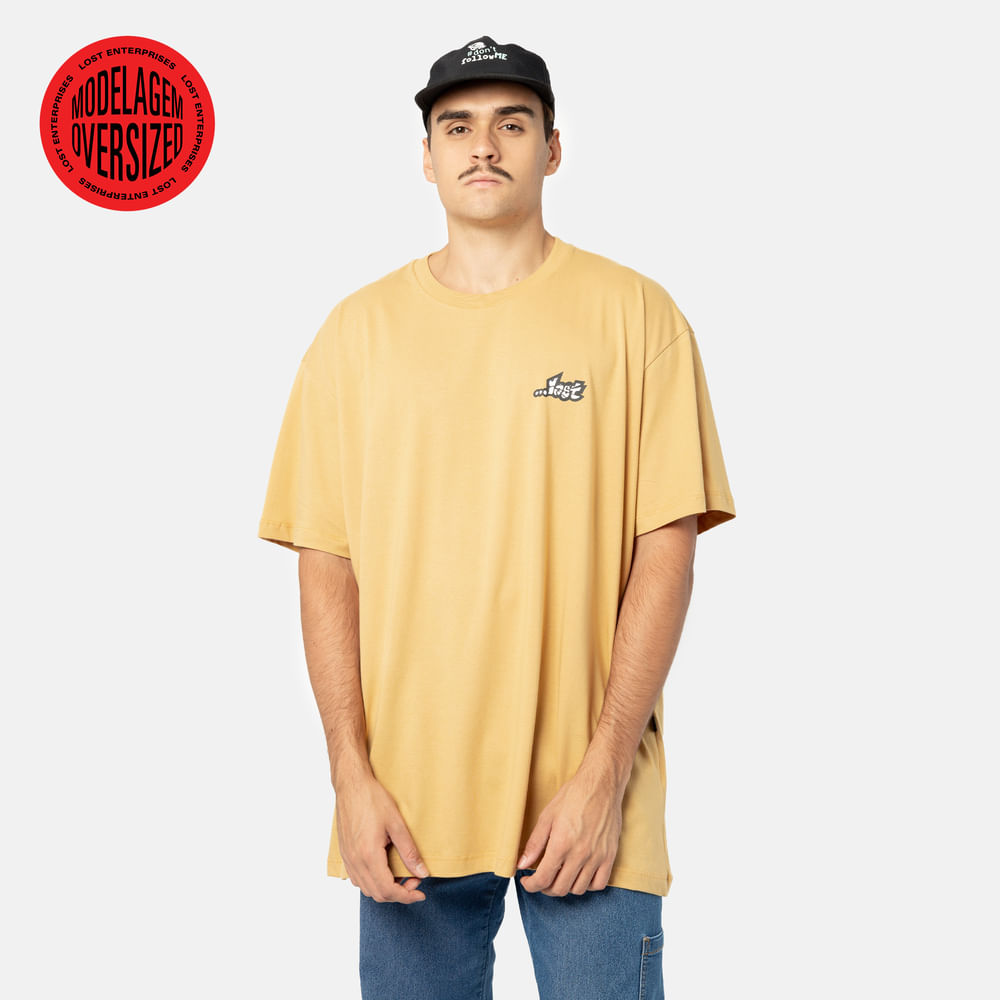 Camiseta Oversize Lost The System Is Down