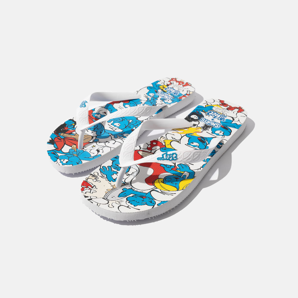 Chinelo Lost Smurfs