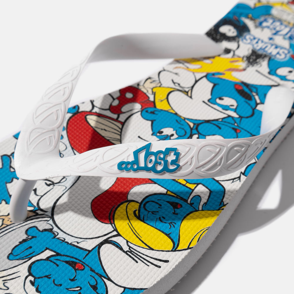 Chinelo Lost Smurfs