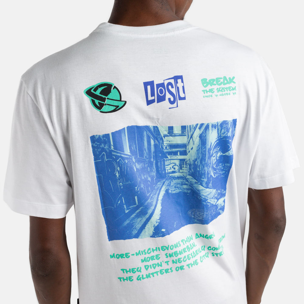 Camiseta Lost Barbed Wire Saturn
