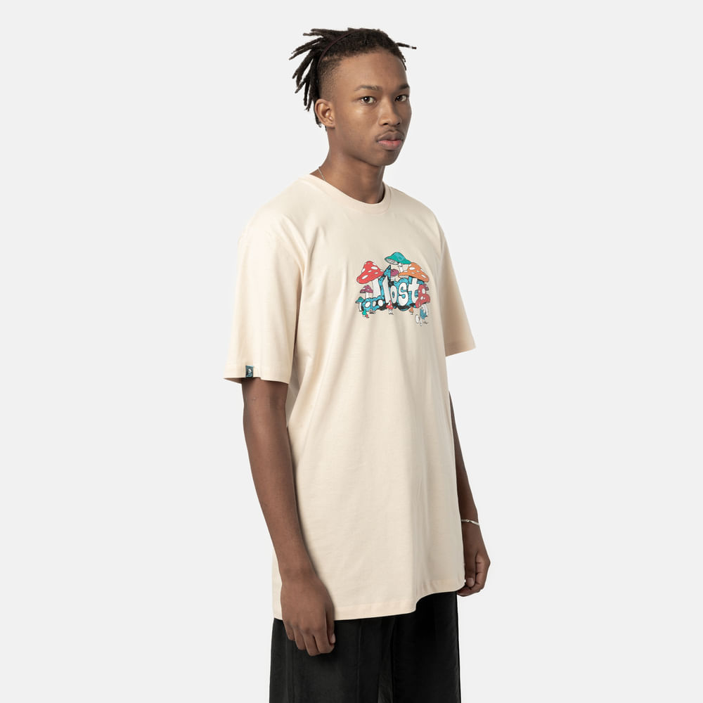 Camiseta Lost + Smurfs Mushroom