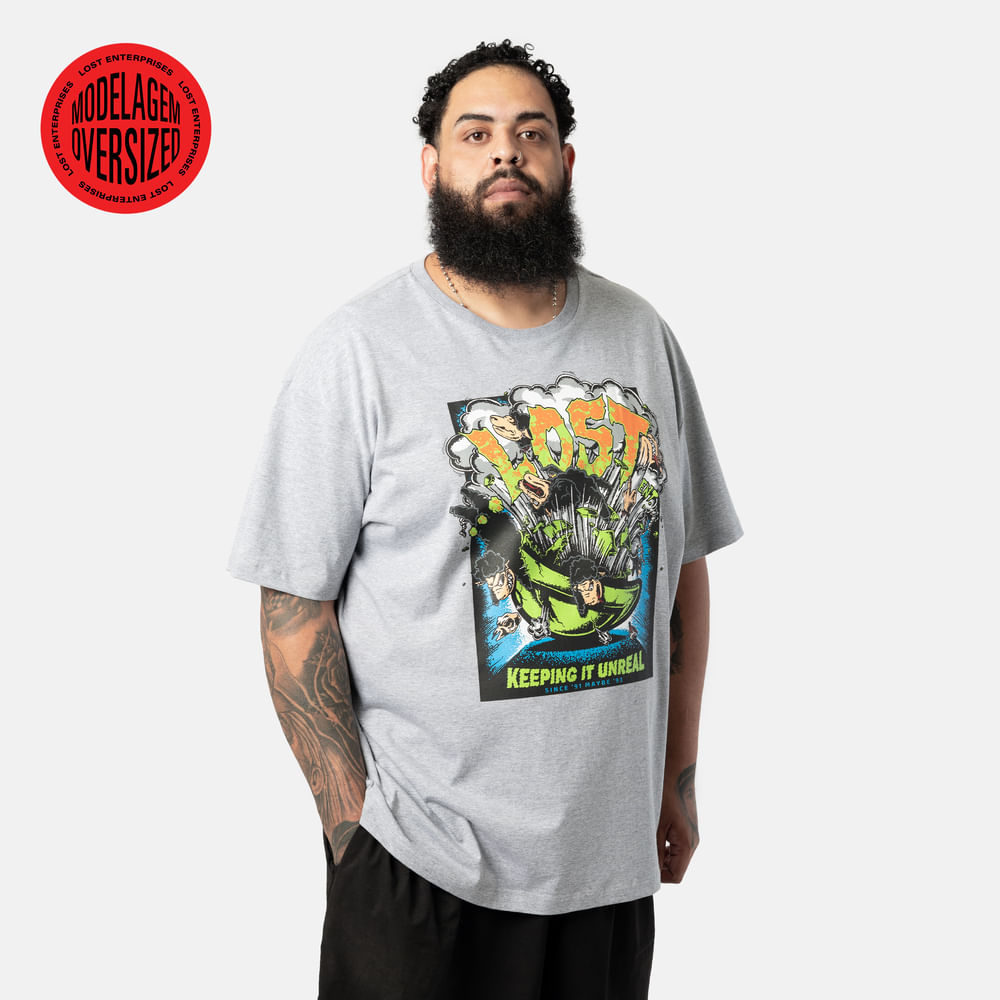 Camiseta Lost Keep It Unreal Oversized