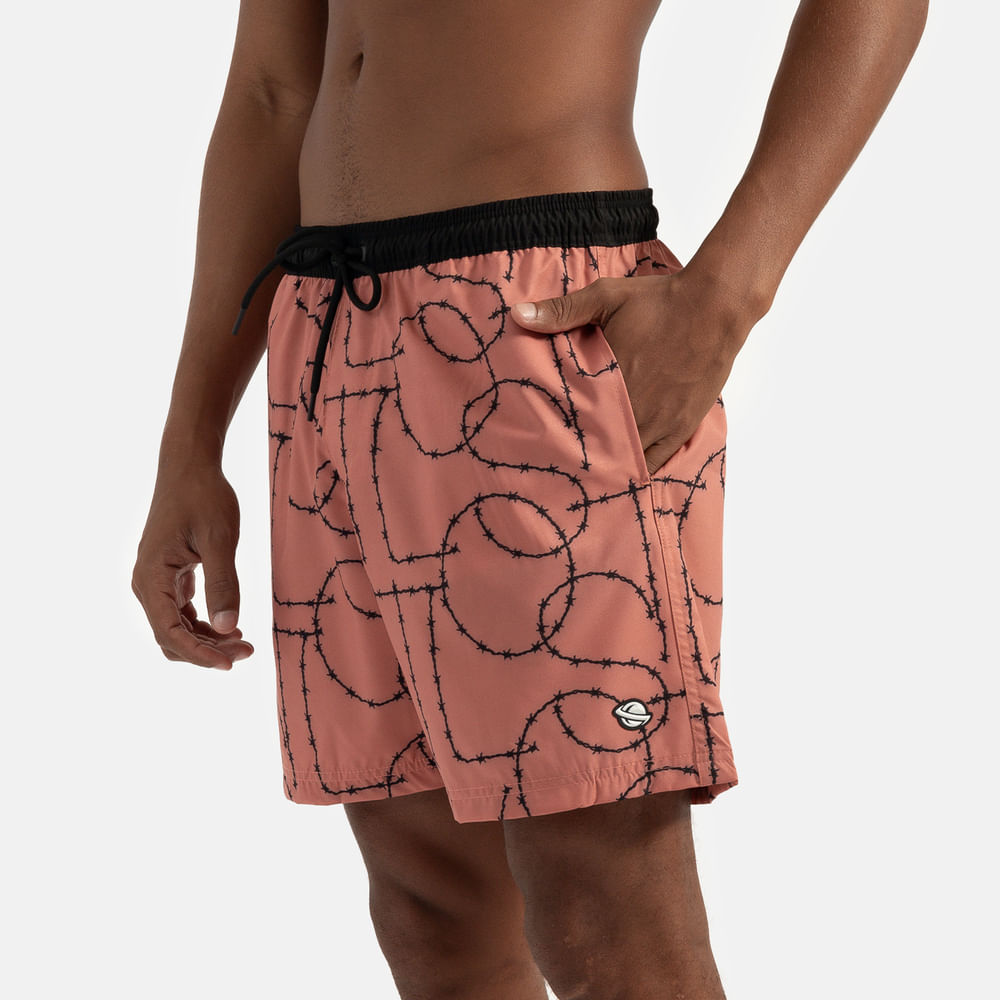 Shorts De Elástico Lost Barded Wire