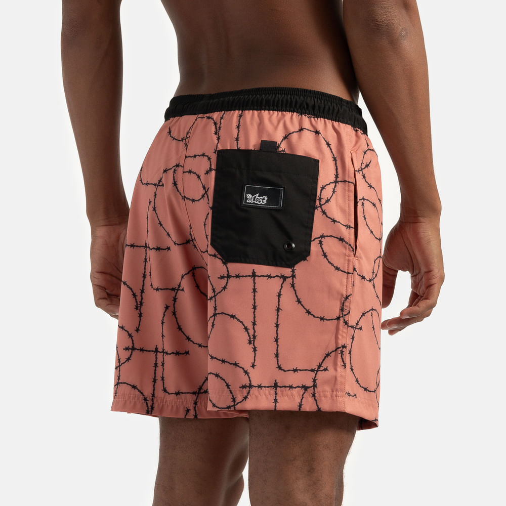 Shorts De Elástico Lost Barded Wire