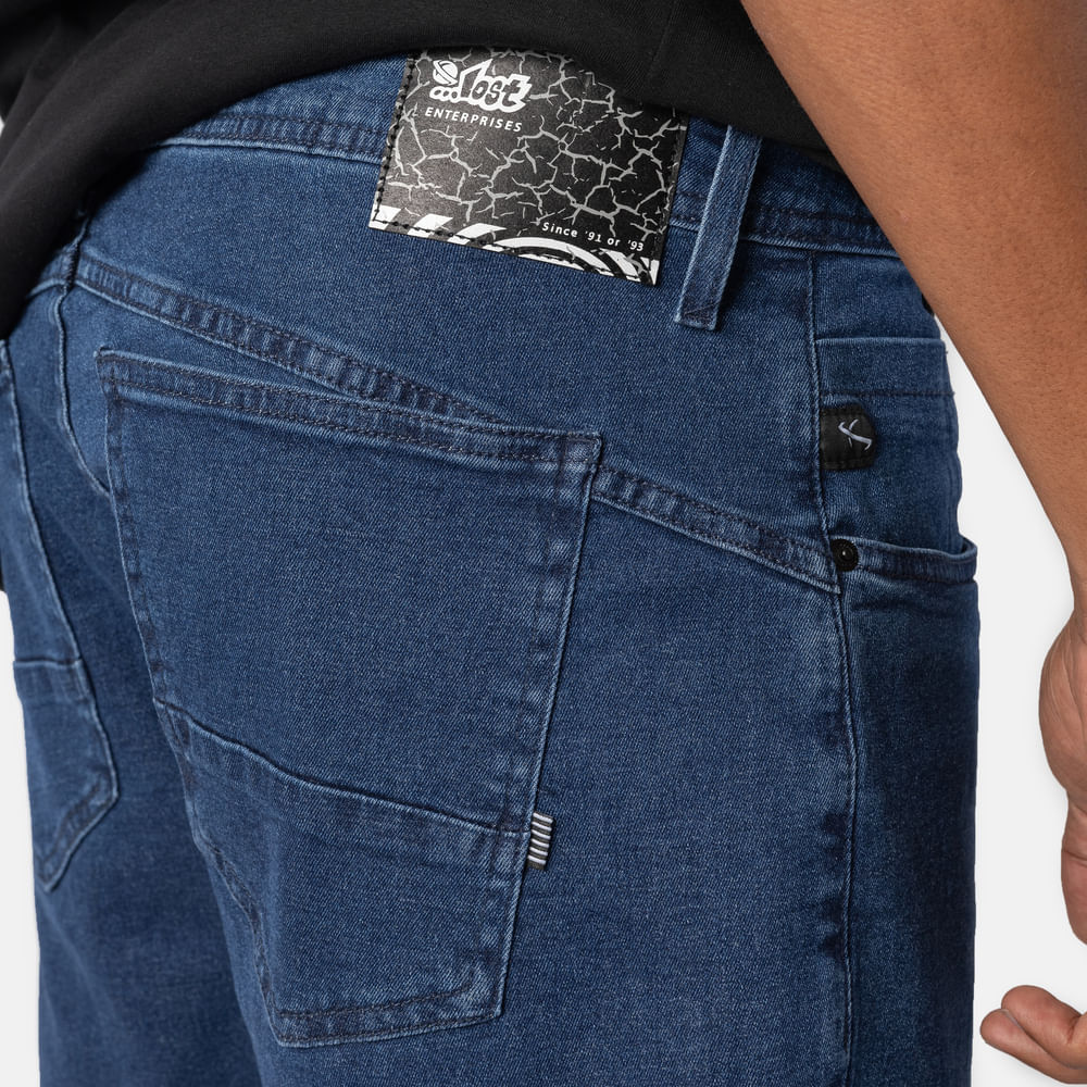 Bermuda Jeans Relaxed Basics Lost