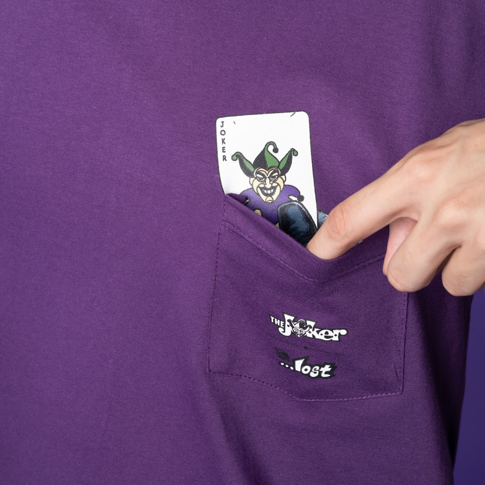 Camiseta Lost + Joker Cards Bolso