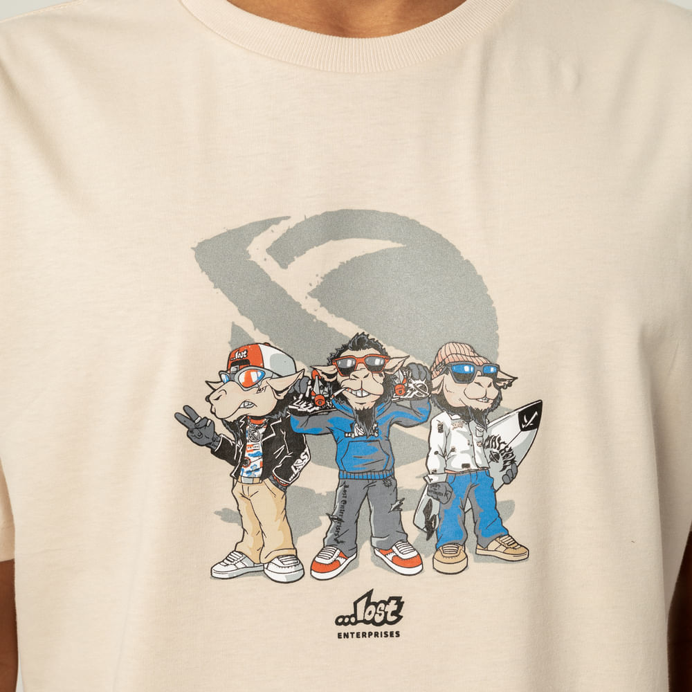 Camiseta Lost Crew