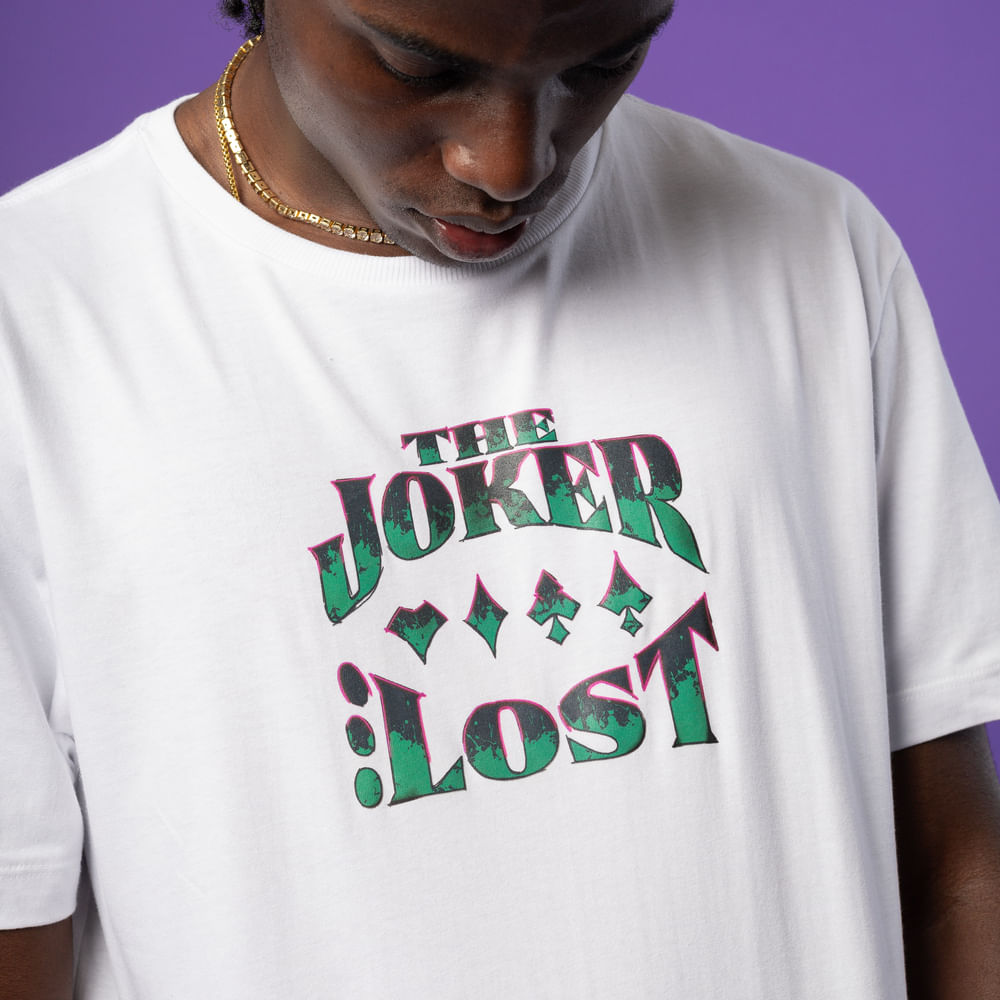 Camiseta Lost + Joker Lost Fogo