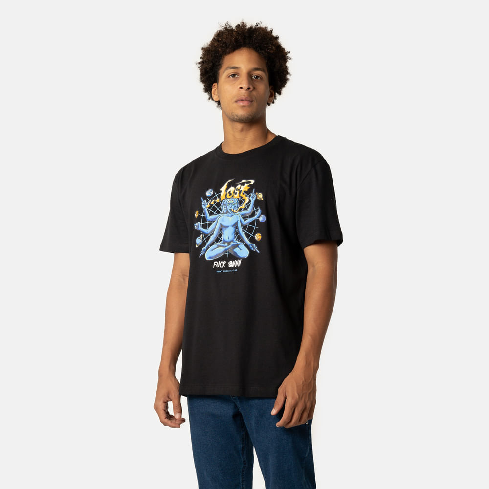 Camiseta Regular Lost Fuck Onnn
