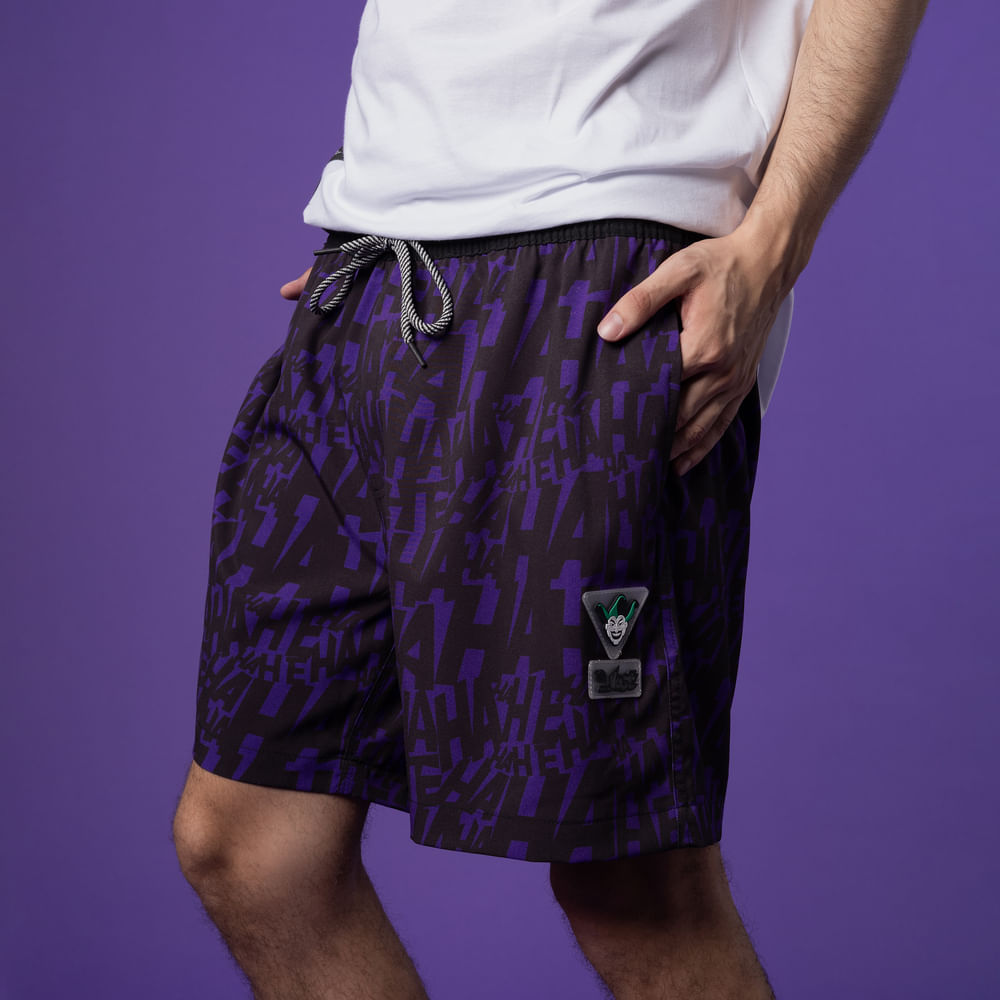 Shorts De Elástico Lost Ha Ha Ha Joker