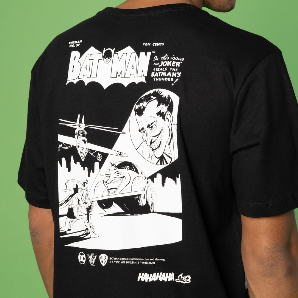 Camiseta Lost + Joker Quadrinhos