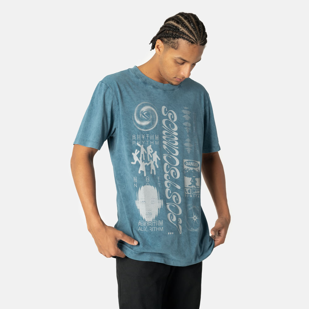 Camiseta Dupla Face Lost Sound