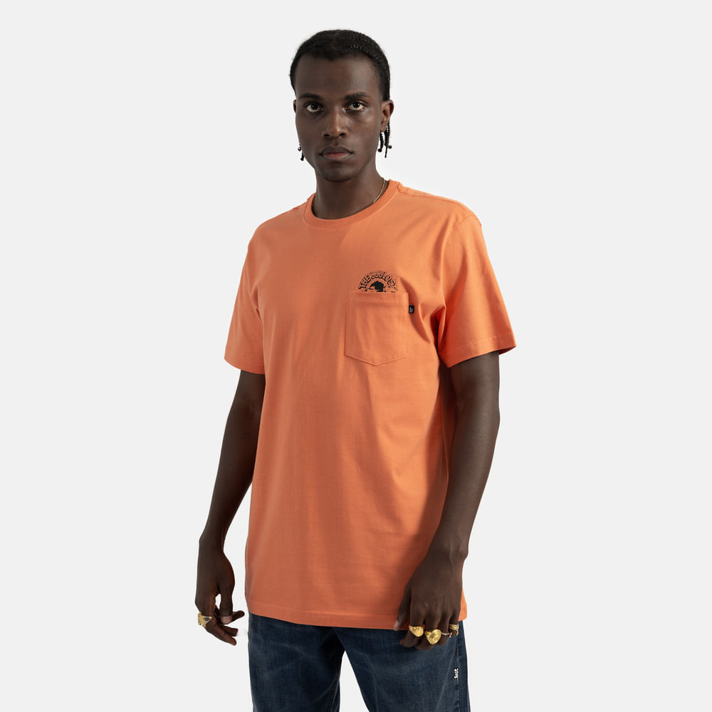 Camiseta Logos Lost Com Bolso