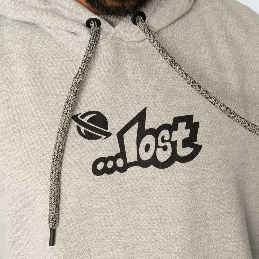 Moletom Canguru Lost Logo Fire