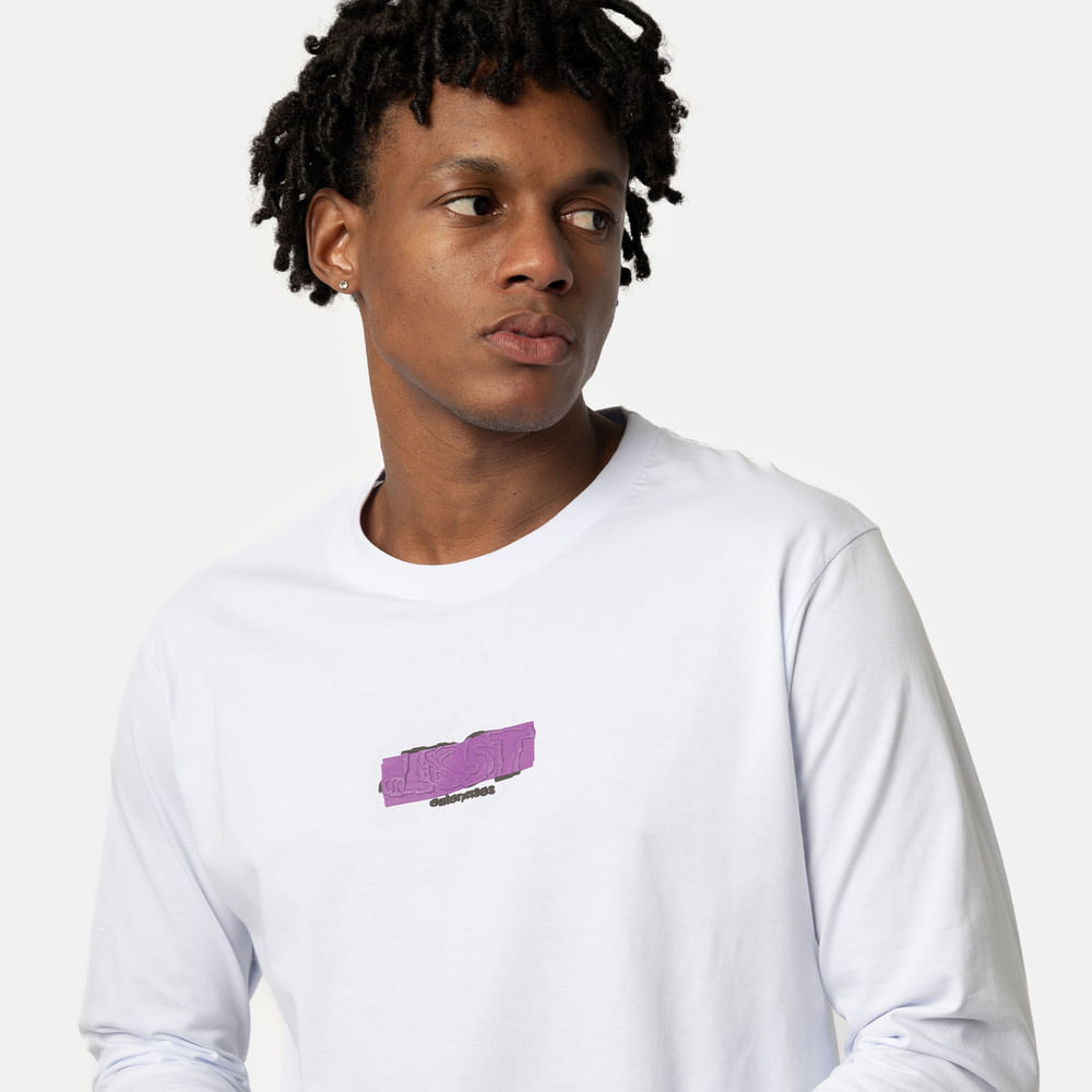 Camiseta Manga Longa Lost Plastisol