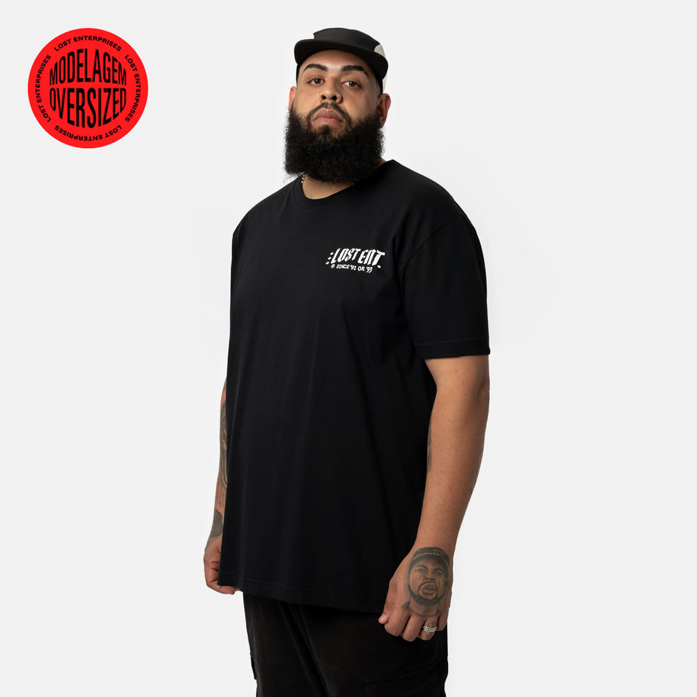 Camiseta Lost Gotic Oversized