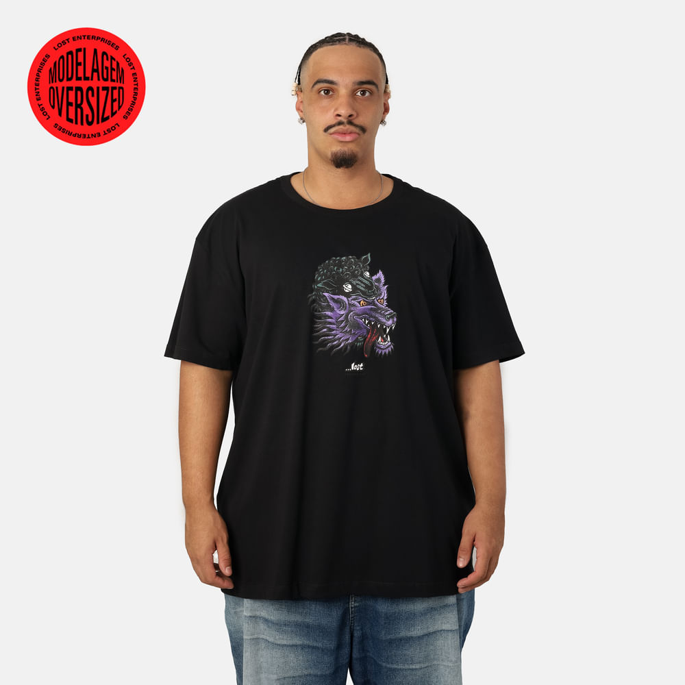 Camiseta Lost Wolf Oversized