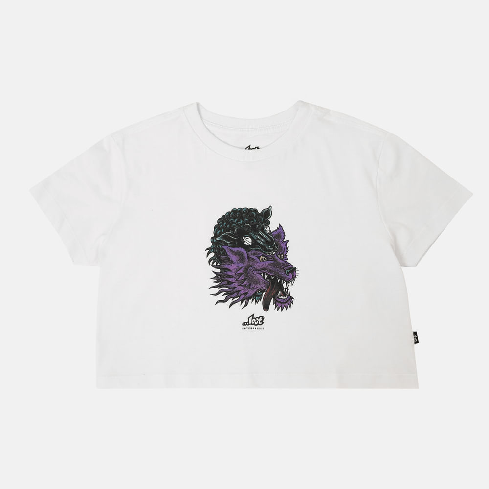 T-Shirt Lost Wolf Cropped