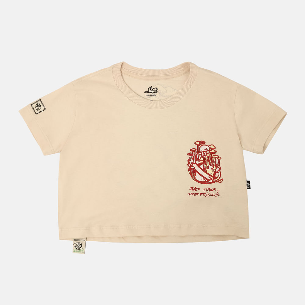 T-Shirt Mushroom Cropped
