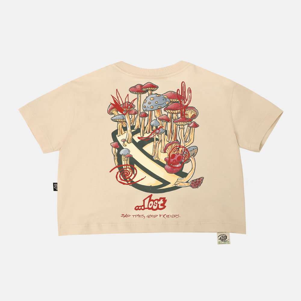 T-Shirt Mushroom Cropped