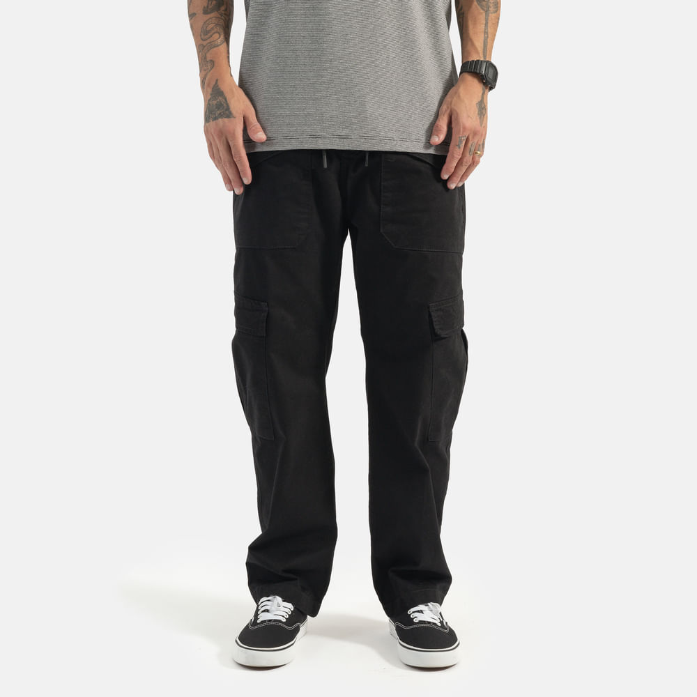 Exclusiva - Calça Sarja Skate Bolsos