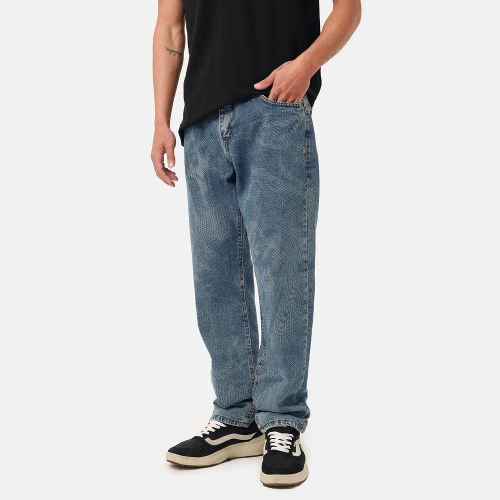 Calça Jeans Lost Slim Optical Laser
