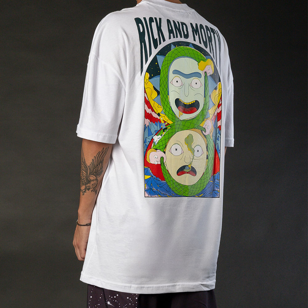 Camiseta Lost X Rick and Morty - Melting