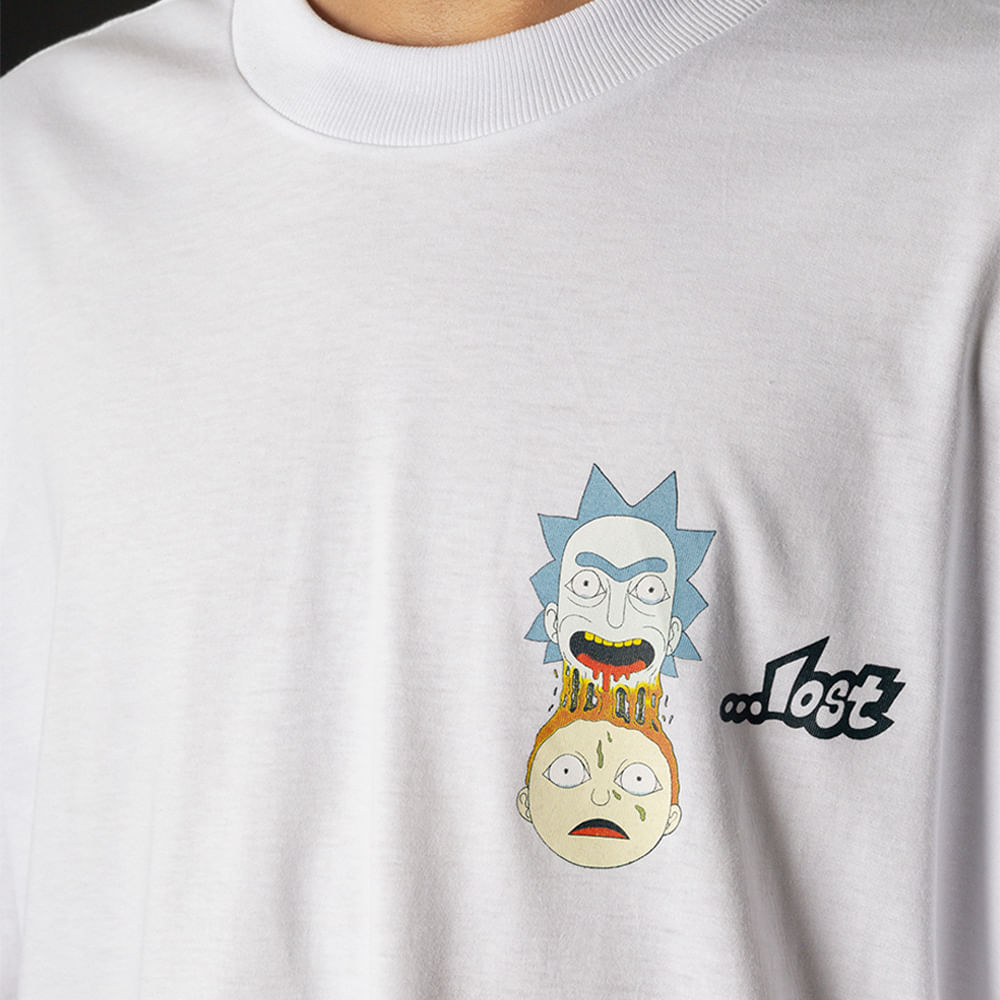 Camiseta Lost X Rick and Morty - Melting