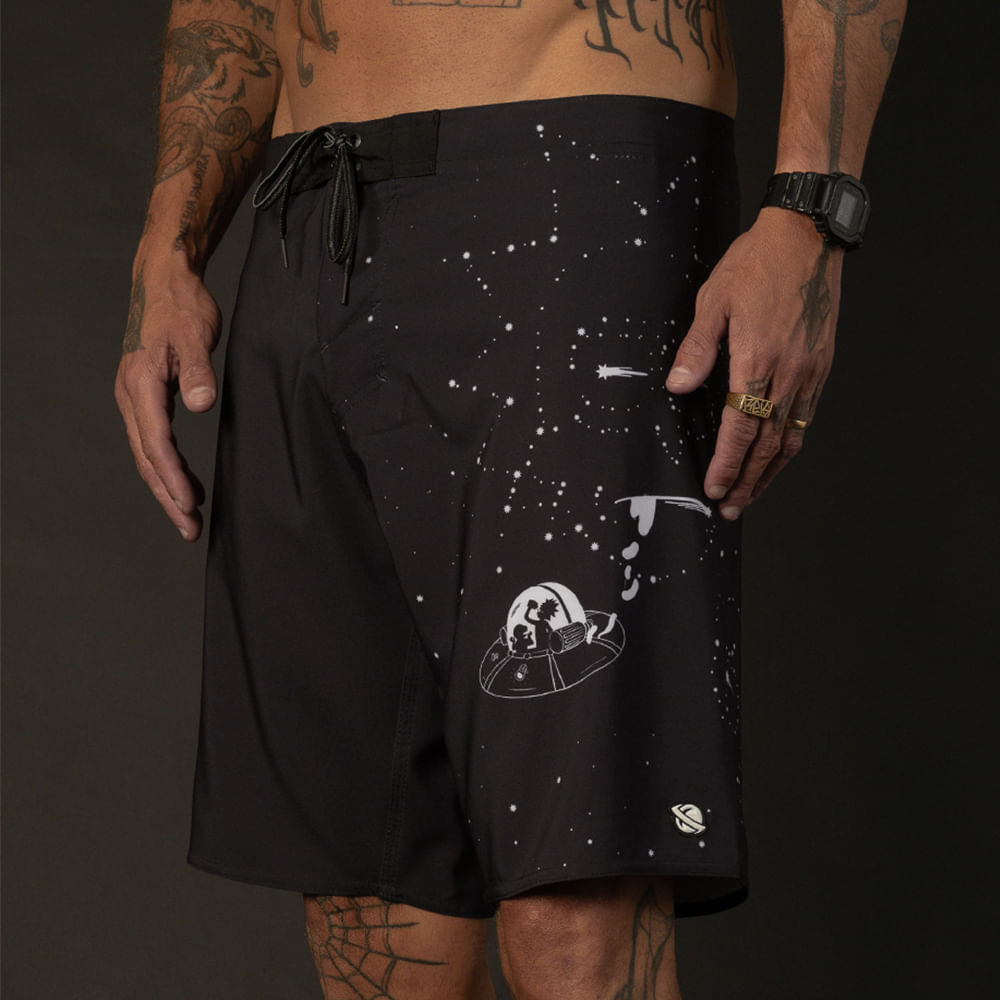 Bermuda Água Lost X Rick and Morty