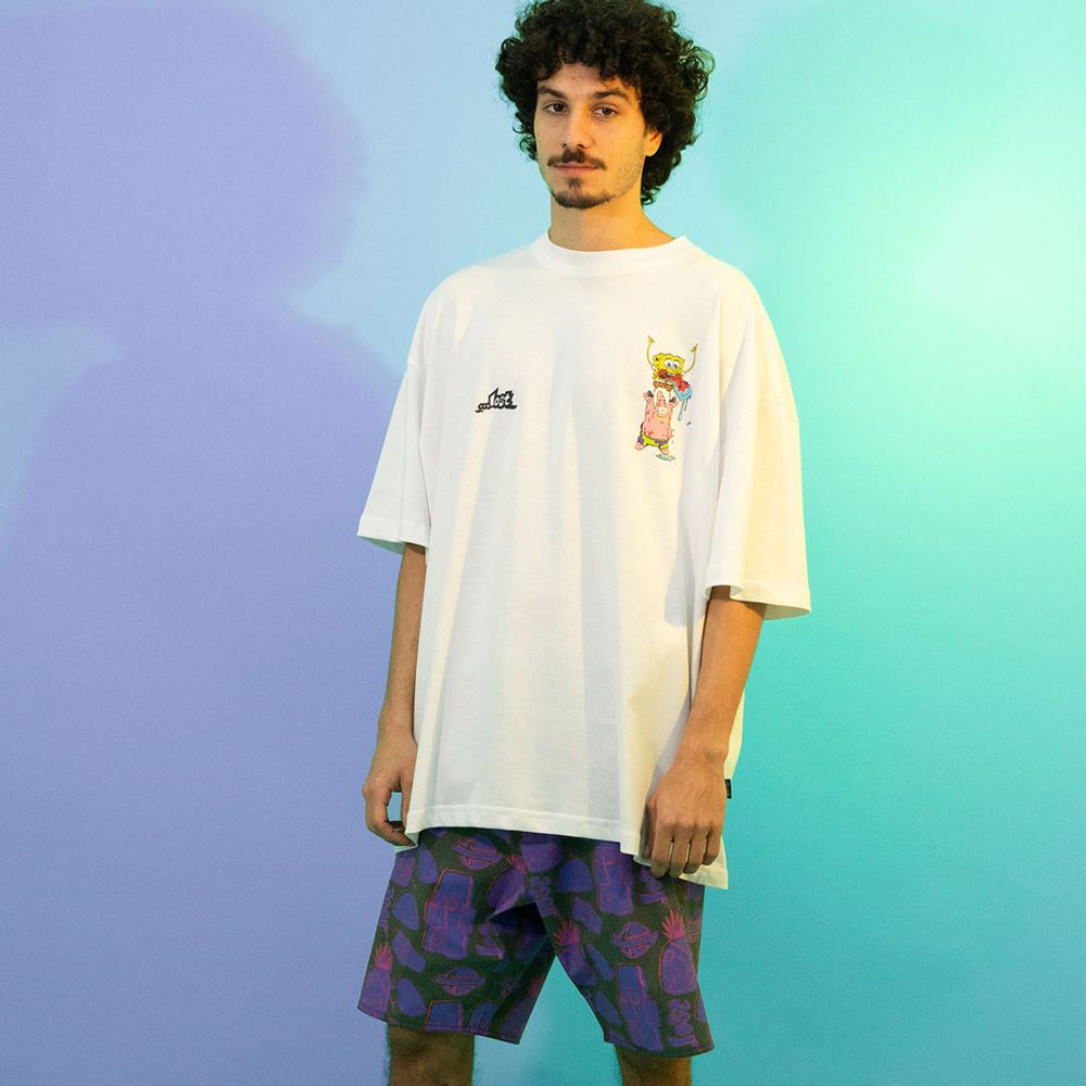 Camiseta Boxfit Lost x Bob Esponja Craziness Under The Sea