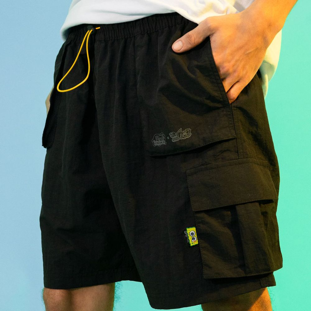 Shorts Com Elástico Lost x Bob Esponja