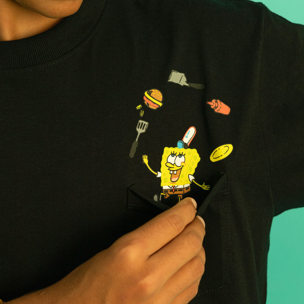 Camiseta Lost x Bob Esponja Juggler